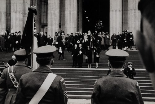 Erich Lessing (1923–2018) – Bez tytułu (Pogrzeb Winstona Churchilla), 1965, Erich Lessing