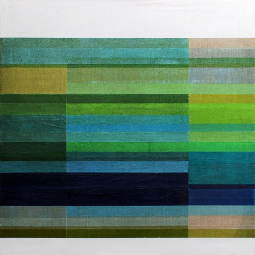ABSTRACT COMPOSITION_THINKING ABOUT THE OCEAN, Bożena Wiszniewski