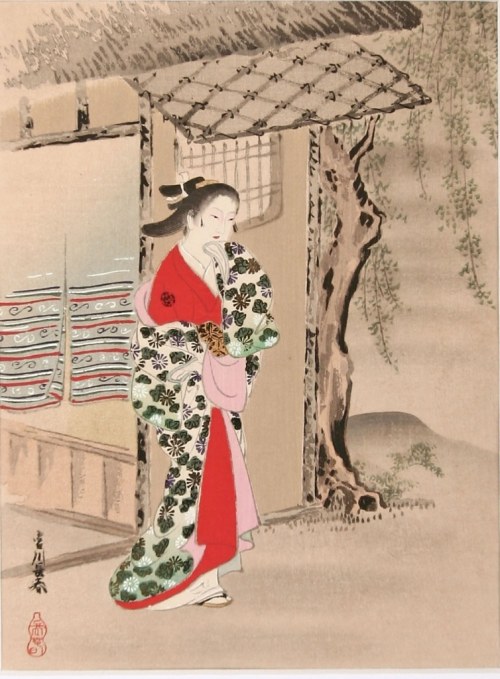 Bijinga z cyklu „Sto znanych piękności”, ok. 1893 r., Gessai Fukui