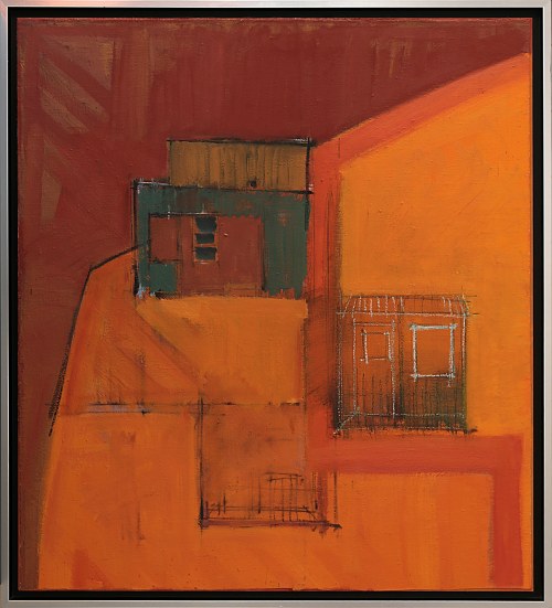Recykling szkicu. Pomarańczowy 1, 2015, Iwona Stachura