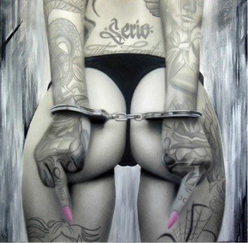Tattooed Girl, 2019 r., Sergiusz Serio