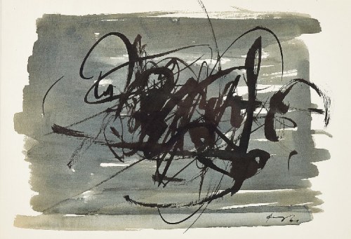 Bez tytułu - obraz dwustronny, 1961, Ireneusz Pierzgalski