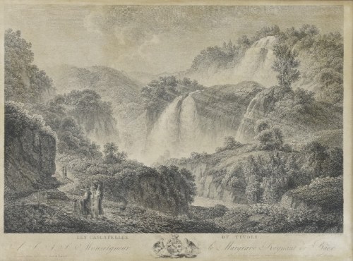 Les Cascatelles de Tivoli, 1791, Wilhelm Friedrich Gmelin