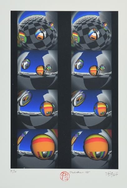 Stereoscopic 180 °, 2007, Zbigniew Rybczyński