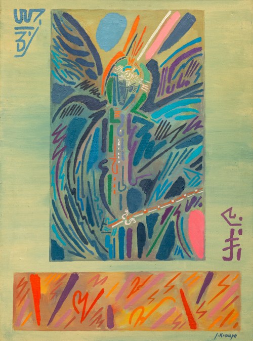 Opiekun II, 1989, Janina Kraupe-Świderska