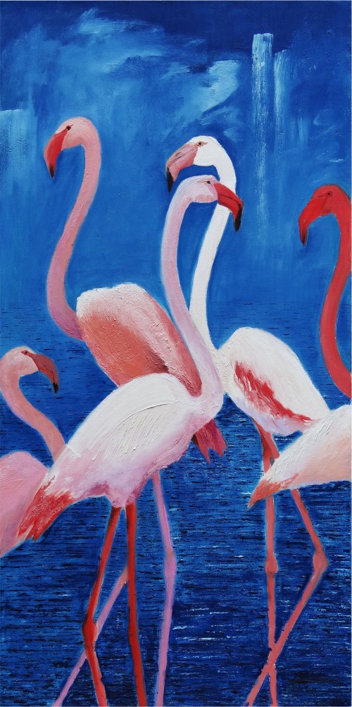 Flamingi, 2019, Helena Rokitnicka