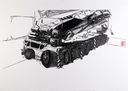 Tolleno, z cyklu "Codex Simulacrorum", 2019, Jakub Jaszewski