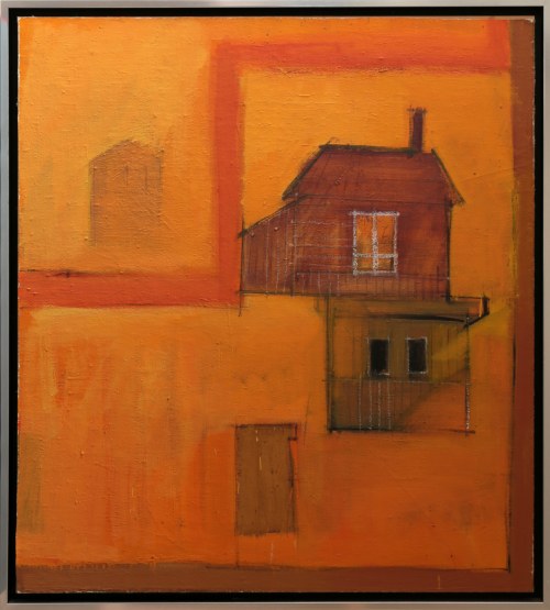 Recykling szkicu. Pomarańczowy 4, 2015, Iwona Stachura