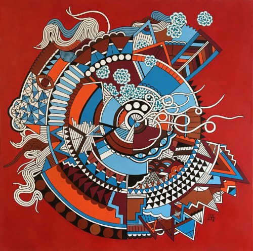 Cherry blue, 2018, Jagoda Dziewanowska