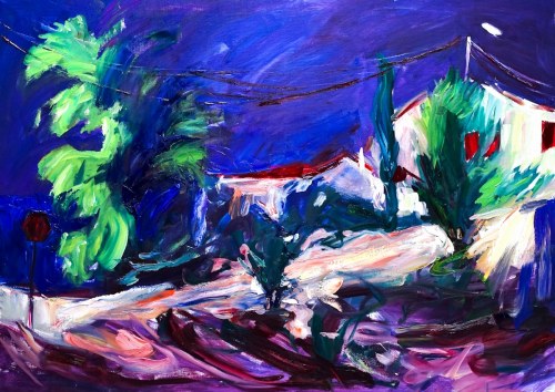 Grecja nocą 2, 2019, Iwona Golor