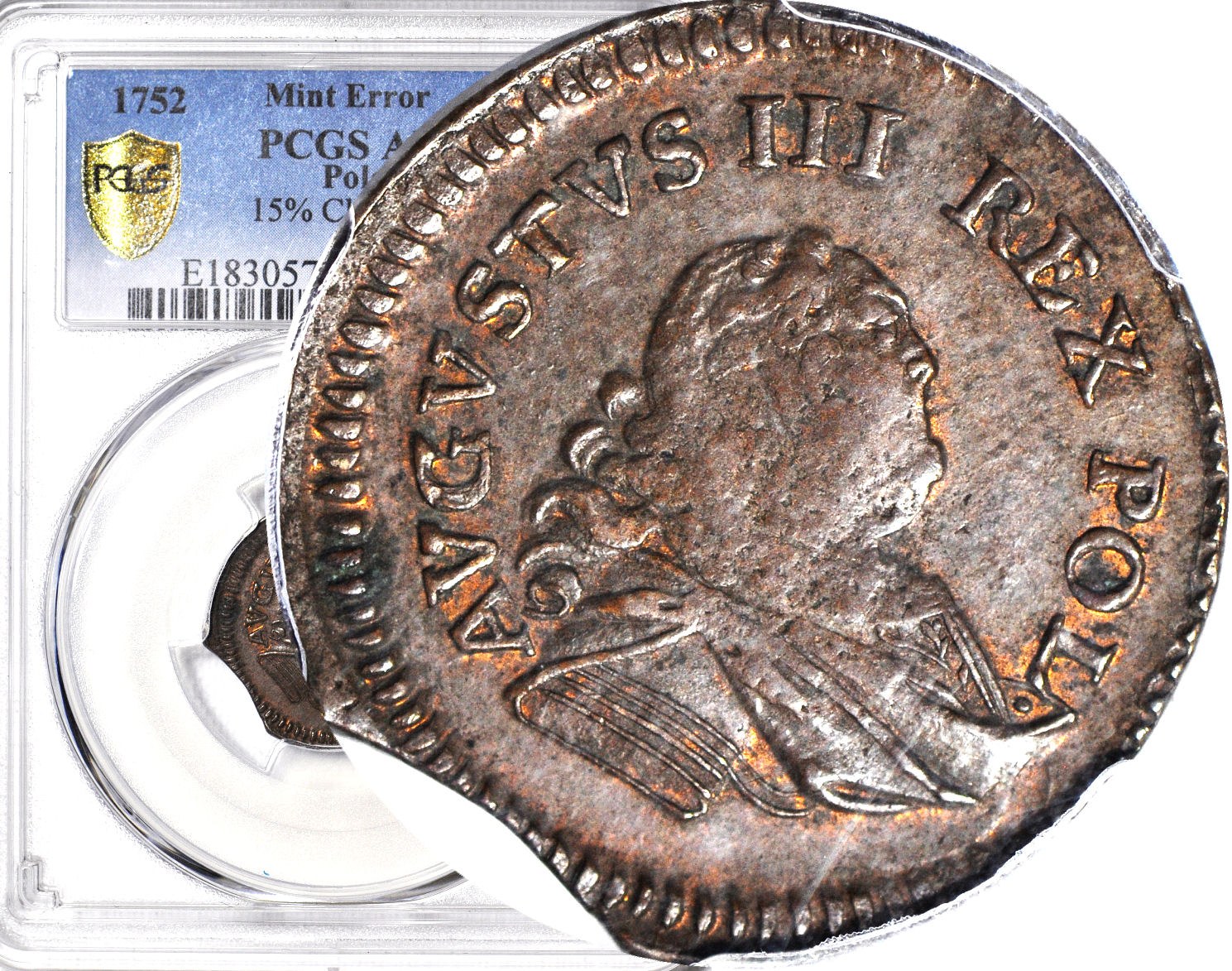 August III Sas, Grosz 1752, najrzadszy - Aukcja internetowa