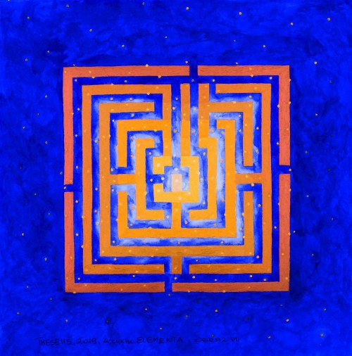 Z cyklu ELEMENTA "OBRAZ VII", 2019, Theseus