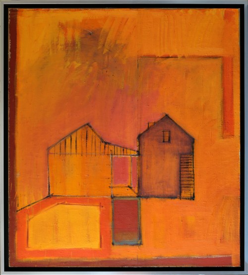 Recykling szkicu. Pomarańczowy 3, 2015, Iwona Stachura
