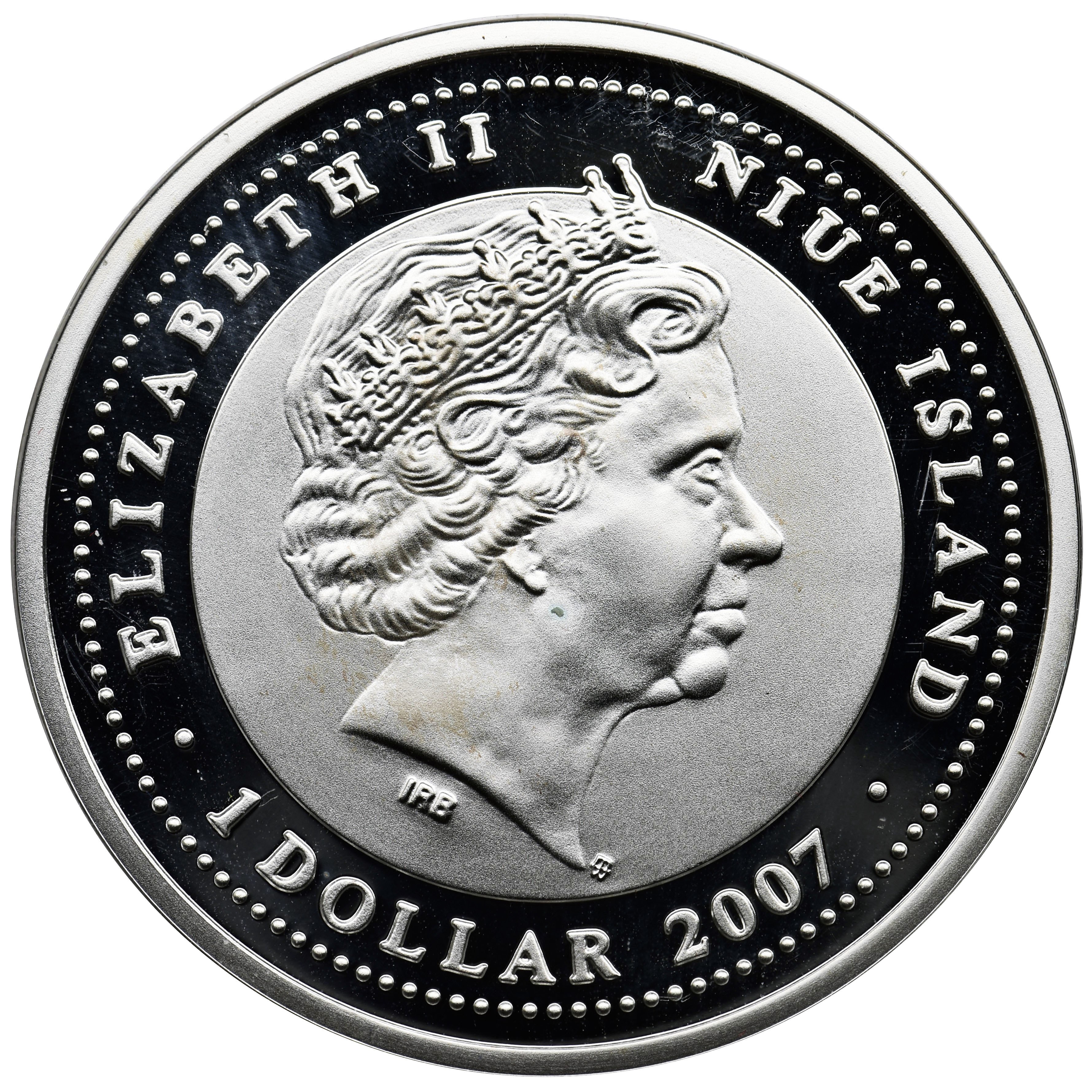 Niue Island, Elizabeth II, 1 Dollar 2007 - Year of the rat - PROOF - Online  auction / Online bidding - Price - OneBid