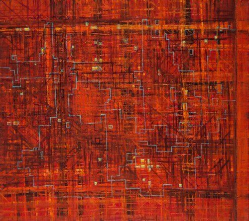 Z cyklu "Porządek - czerwień", 2010 - 2019, Barbara Frankiewicz