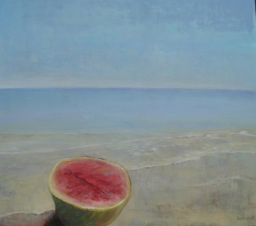 Plażowanie arbuza, 2019, Małgorzata Pastuszek