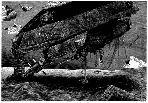Tank, z cyklu: "Post-apo", 2010, Jakub Jaszewski