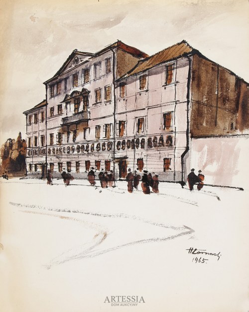 Biblioteka Załuskich odbudowana po zniszczeniach wojennych, 1965, Tomasz Kornacki