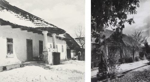 Karczma w Nowym Targu i Dworek w Żelazowej Woli, l. 30. XX w., Czesław Olszewski
