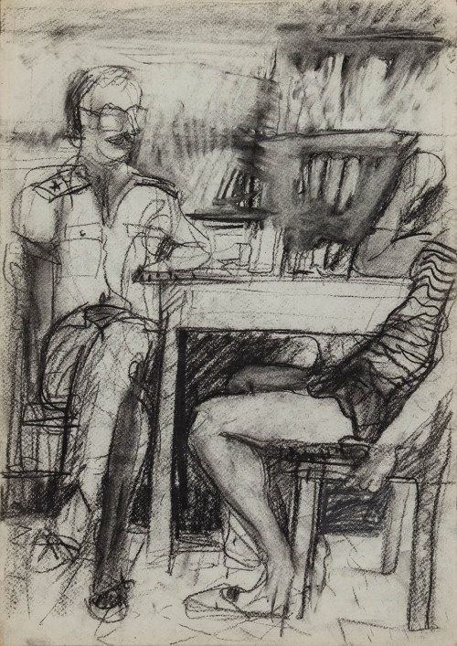 Postacie siedzące 1983/1984, Wojciech Cieśniewski