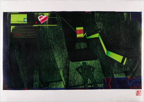 Firewall, z cyklu Codex Simulacrorum, 2020, Jakub Jaszewski
