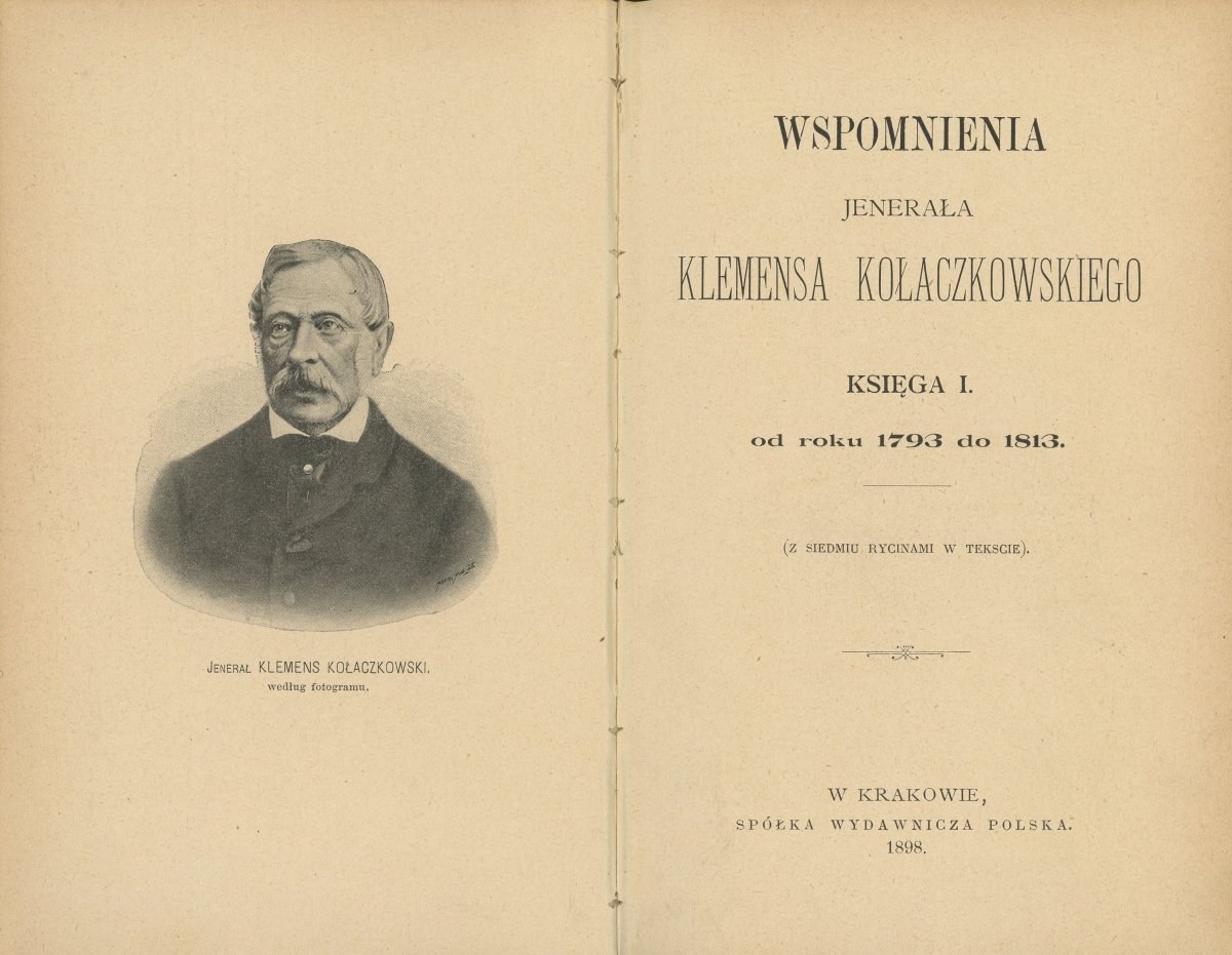 KoŁaczkowski Klemens Wspomnienia Jenerała Klemensa Kołaczkowskiego 5