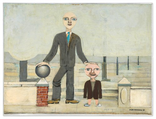 Portret podwójny, 1957, Lucjan Mianowski