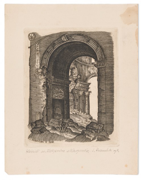 Kociół w. Aleksandra w Warszawie, 1946, Leon Kosmulski