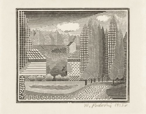 W parku, 1955, Wiktor Podoski