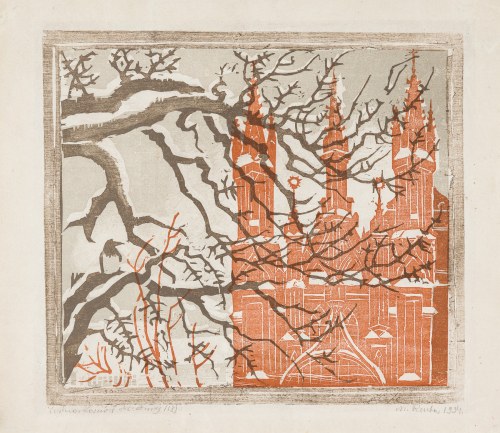 Wilno. Kociół w. Anny, 1934, Michał Rouba