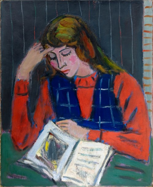 Portret dziewczyny z książką, Jerzy Lubański