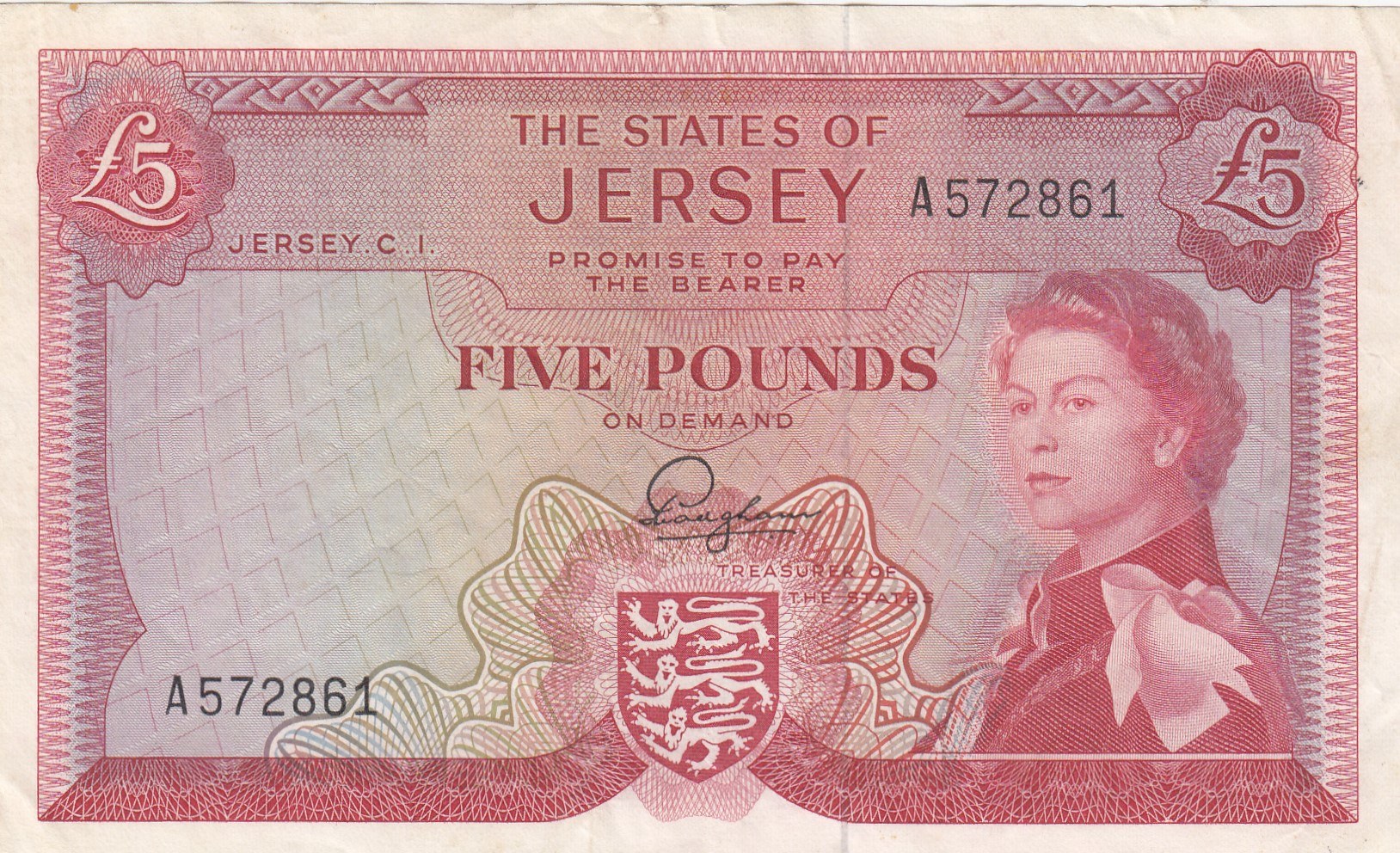 5 фунтов. Банкноты джерси. 5 Фунтов купюра. 5 Pounds Jersey 1963. Jersey pound.