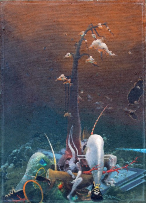 Poznań, zm. 2004), Skaczące drzewo 3, 1993, Jacek Baszkowski