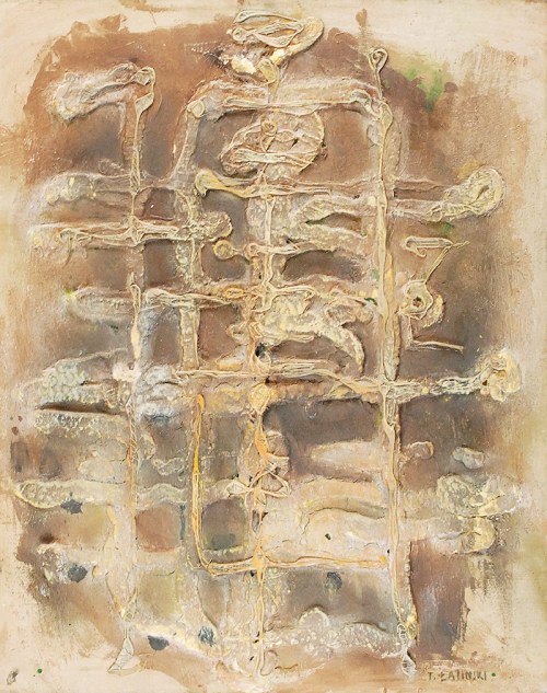 Figura osiowa, ok. 1958, Tadeusz Łapiński