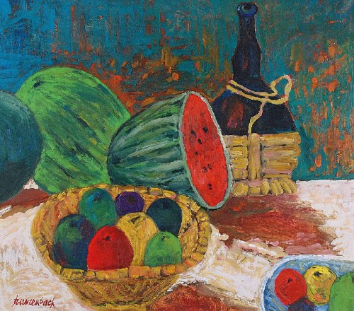 Kawony i butelka, 1989, Jan Szancenbach