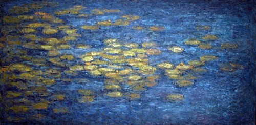 Waterlilies in wind and sun, Matylda Polak