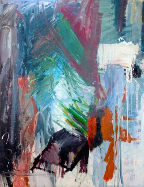 Przy potoku, 2017 r., Waldemar Malak