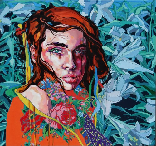Blue Lilies, 2019, Dominik Jasiński