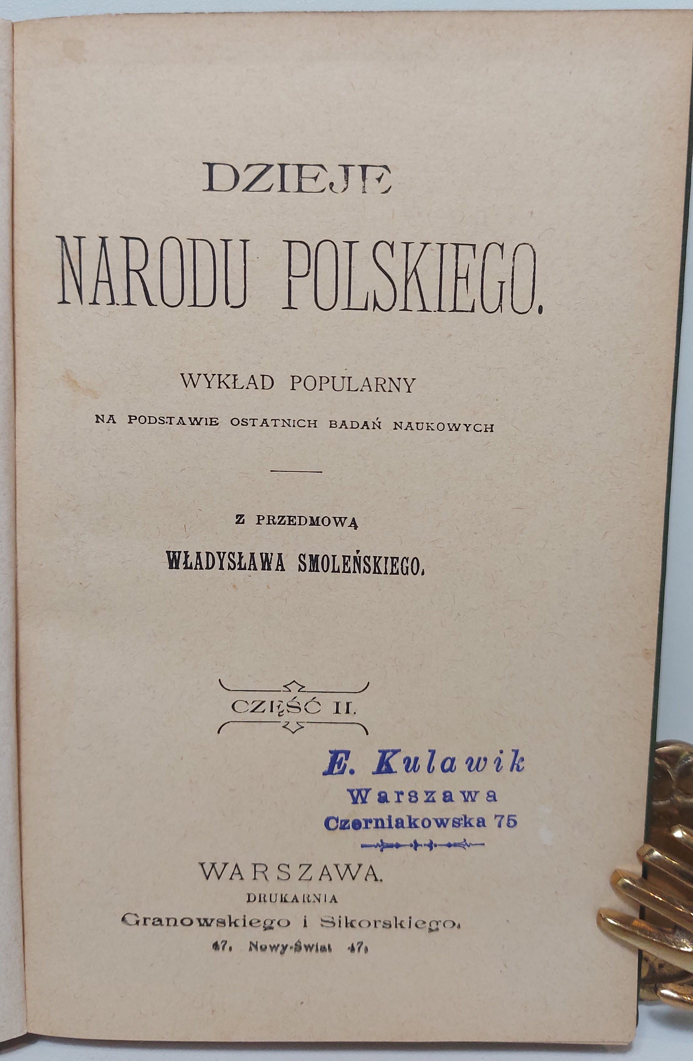 Przedstaw W Kilku Zdaniach Dzieje Narodu Smoleński Władysław DZIEJE NARODU POLSKIEGO