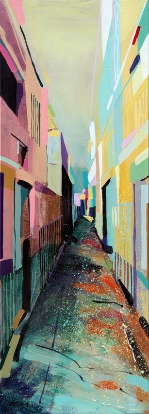 Ulica w Riomaggiore, 2019 r., Natalia Rozmus