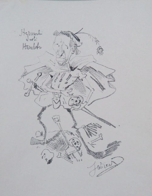 Leon Stępowski w roli Hamleta w sztuce Szekspira, 1904, Sobiesław Bystrzycki
