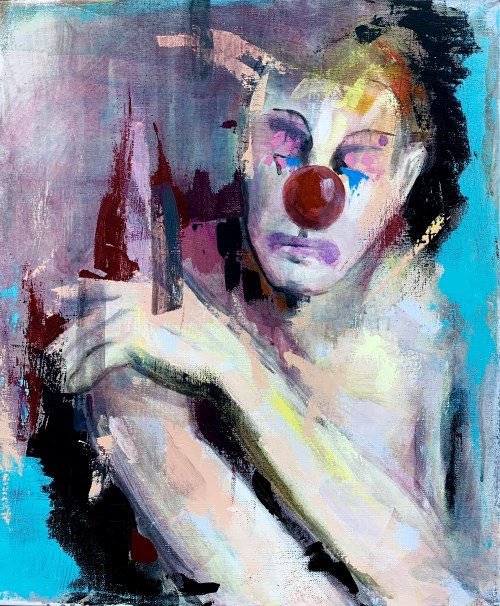 Be happy z cyklu klaun, Maciej Hoppe