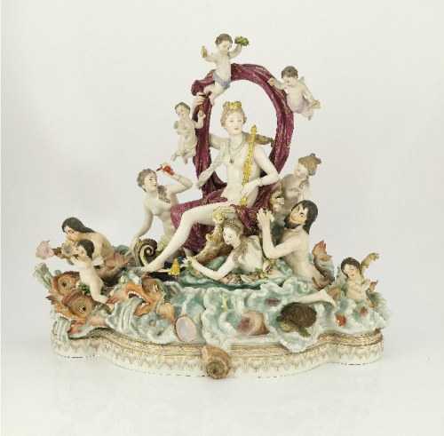 KÖNIGLICHE PORZELLANMANUFAKTUR, Triumf Galatei (grupa mitologiczna), Miśnia (Meissen)