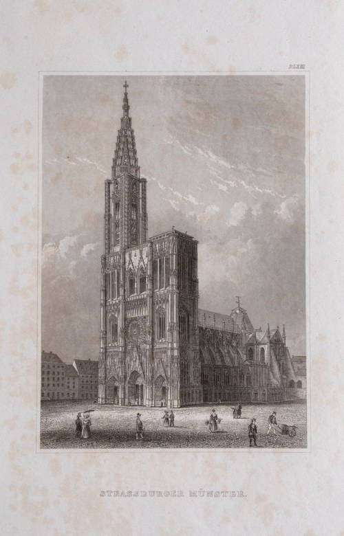 ok. 1850, Katedra W Strasburgu