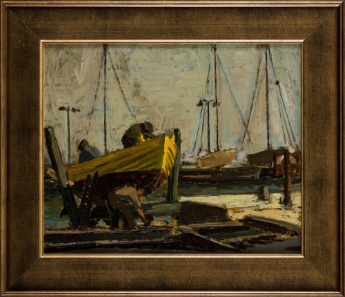 Łodzie, 1958, Gertruda Kuziemska-Wilczopolska