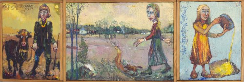 Wieśbuk - tryptyk, 1996, Franciszek Maśluszczak