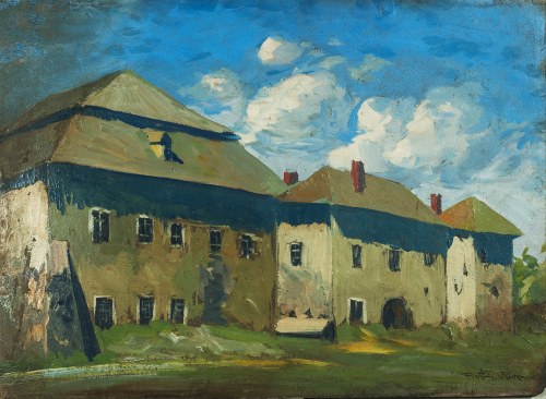 Domy w Krakowie, ok. 1920 r., Franciszek Roman Rutkowski
