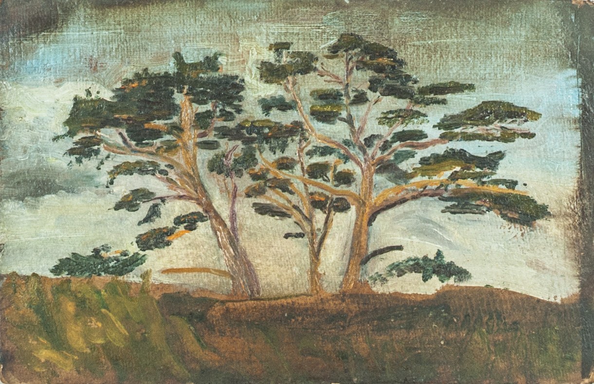 Roman Rutkowski Franciszek Roman Rutkowski (1892 - 1940), Studium drzew, ok. 1915 r ...