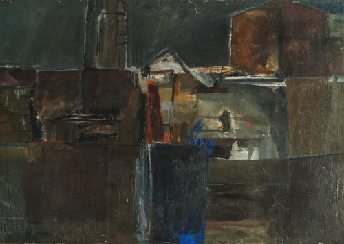 Pejzaż II, 1961 r., Janina Neuman