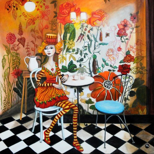 Girl in Flowers, 2020, Magdalena Zalewska